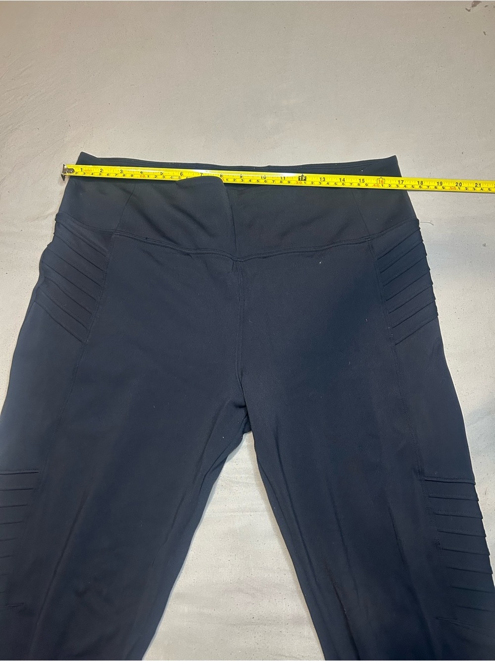Athleta Black Ribbed-Side High-Waist Leggings - Picture 4 of 11